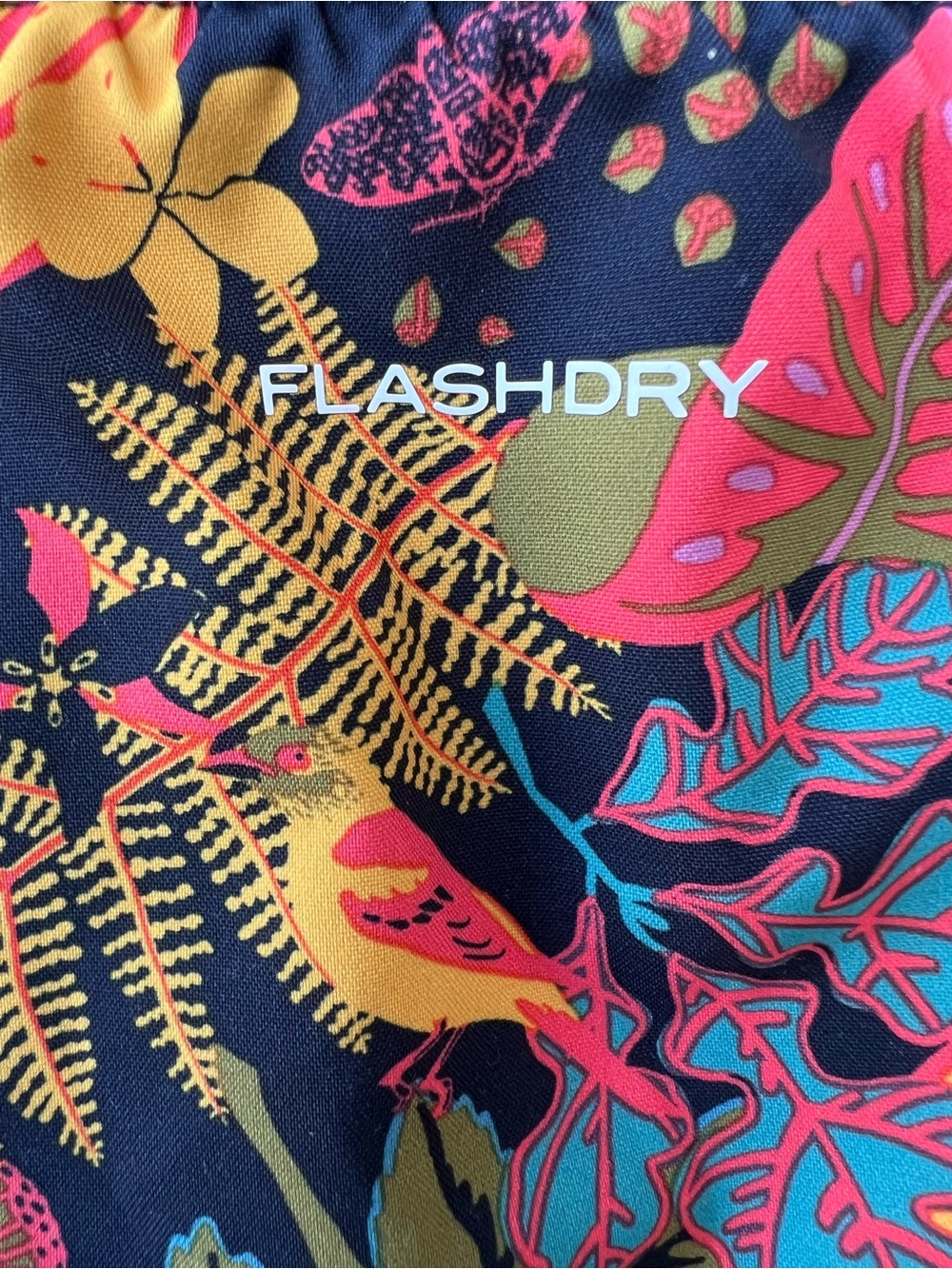The North Face Girls Large Floral Running Shorts Tropical Print Athletic L - Picture 3 of 5